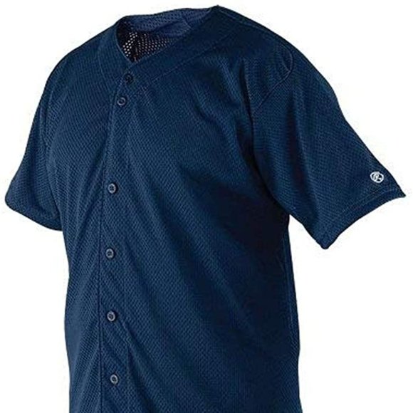 Rawlings Men's Full Button RBJ167 Jersey - Picture 1 of 3